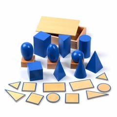 Starlink Manufacturer Supply Educational Montessori Geometric Solids With Box Montessori Toys