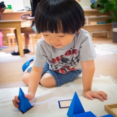 Starlink Manufacturer Supply Educational Montessori Geometric Solids With Box Montessori Toys
