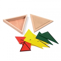 Starlink Montessori Materials Educational Sensorial Toys Constructive Triangles Montessori Toys