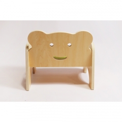 Preschool Toddler Safety Wood Furniture Set Daycare Kindergarten Child Wooden Chair For Kid Montessori Preschool Furniture