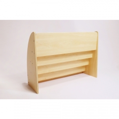 Children Furniture Wooden Bookcase Shelf For Organization Montessori Wooden Bookshelf Storage Easy Assembly Kids Bookcase
