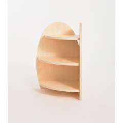 Wooden Corner Shelf Wooden Furniture Cabinet For Montessori Materials Kids Toys Storage Shelf Wooden Preschool Cabinet