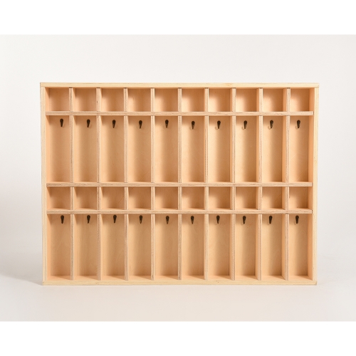 Preschool Wooden Cabinet For Kids Cup Storage Montessori Furniture For Kindergarten Kids Cup Cabinet Rack