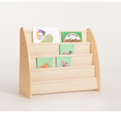 Kids Bookshelf Storage Wooden Children Bookshelf Montessori Shelf For Book Storage Preschool Wooden Furniture