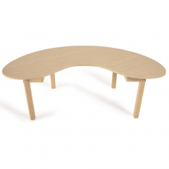 Kindergarten Furniture Waterproof Solid Wood Table For Children Studying Wooden Kids Table Preschool Furniture