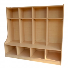 Starlink Classroom Wooden Kids Wardrobe Furniture Cabinet Storage Organizer For Kids Cloth And Bag