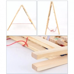 Kids Drawing Board Set Kids Wooden Toy Educational Learning Easel Toy Infant And Toddler Drawing Board