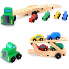 Starlink Wooden Double Layer Toy Car Wooden Track Toys Wooden Toy Cars For Preschool Kids