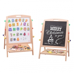 Starlink Best Selling Whiteboard Easel Children Magnetic Drawing Board Beech Wood Easel For Kids