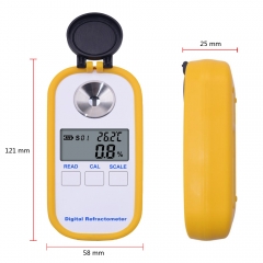 DR-603 Digital Refractometer Car Ethylene Glycol 0-60%， -50-0C, Propylene Glycol 0-70%, -60-0C antifreeze tester