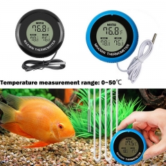 AT-04 High Precision Digital Thermometer Pet Products Waterproof Fish Tank Aquarium Thermometer 0-50°C