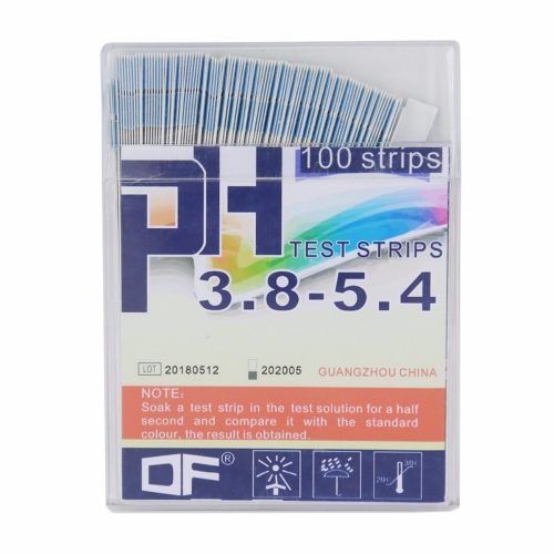 NPS-3854 NEW Packing Universal PH Paper strips PH 3.8-5.4