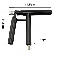 HB-PG02 Draft Beer Pluto Gun,Stainless Steel Beer Gun & Dispensing Tool for Beer Brewing,1/4