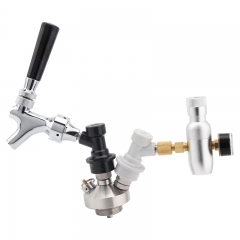 HB-BKT2A Stainless Steel 2L mini Growler Spears Beer Spear with Draft Tap Faucet With CO2 Injector