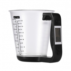 HB-MC600 Measuring Cup Kitchen Scales 600ml cylinder Digital Beaker Host Weigh Temperature Measurement Cups With LCD Display