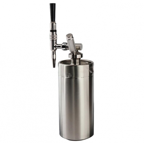 HB-BKT4K 4L Mini Stainless Steel Keg with Nitro Cold Brew Coffee Tap Home brew coffee System Kits