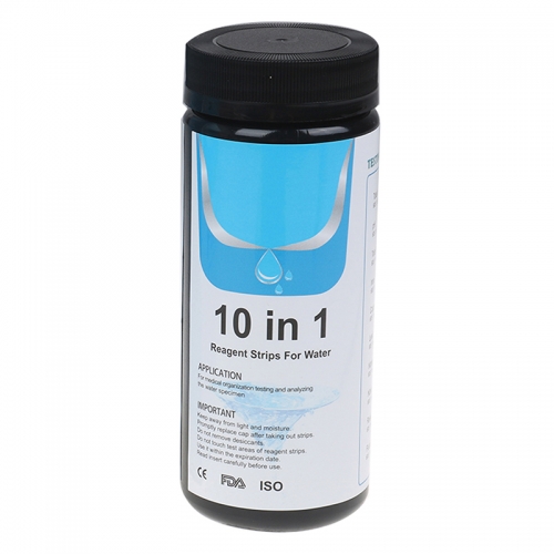 PP-10IN1 10-In-1 16-in-1 Drinking Water Quality Test Strip Tap Water Quality Test Papers For Pool Water Aquarium Testing PH