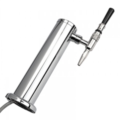 HB-BTT1D One Faucet Beer Tower Top Quality Smoothly Single Stainless Steel Control Foam Tap Home Brew come with hose pipe Bar Accessories