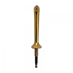 HB-BTT1FG Snake beer tower with one brass beer tap,Chrome Plated Brass Single Faucet for homebrew beer Tap New Fashion Design