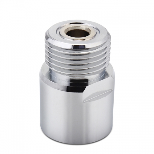 HB-CRP03 Co2 Cylinder Adapter,Soda Water Bottle Adapter T21-4 convert to W21.8 Regulator Home Brewing Beer Keg Connector Accessories