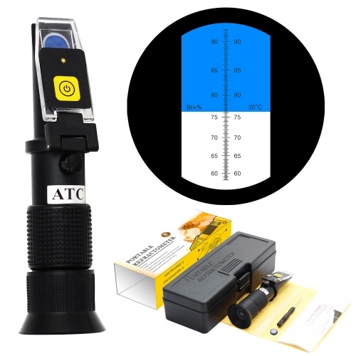 LED-RHB-92 ATC Brix 58-92% Refractometer With LED Light