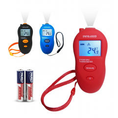 DT-8260 Mini LCD Display Handheld Non-contact Infrared Thermometer LED Light IR Temperature Measuring Tools -50~260 C