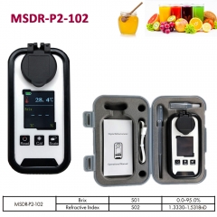 MSDR-P2-102 0-95% Brix Digital Refractometer with ATC Portable Meters Sugar Meter