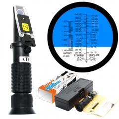 LED-RHA-201 ATC E -84°F~32°F P -60°F~32°F B:1.100-1.400sg Refractometer With LED Light