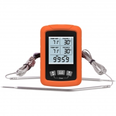 KT-108 Barbecue dual probe thermometer with alarm function