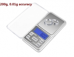 MH-200 200g 0.01g accuracy weight pocket weighting gram mini digital scale