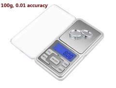 MH-100 100g 0.01g accuracy weight pocket weighting gram mini digital scale