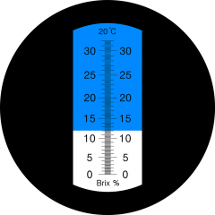 LED-RHB-32 ATC Brix 0-32% Refractometer With LED Light