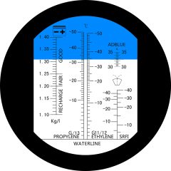 LED-RHA-701 ATC Adblue 30-35% B1.100-1.400 sg E-50~0℃ P-50~0℃ C-40~0℃ Refractometer With LED Light