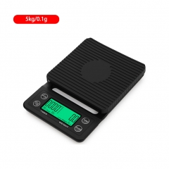 CS01-5KG 5kg/0.1g Coffee Scale With Timer Portable Electronic Digital Kitchen Scale High Precision LCD Electronic Scales