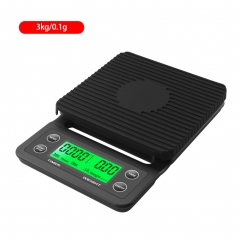 CS01-3KG 3kg/0.1g Coffee Scale With Timer Portable Electronic Digital Kitchen Scale High Precision LCD Electronic Scales
