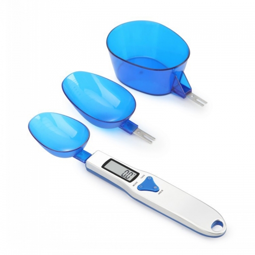 SS02A-500G 500g 0.1g Accurate Measuring Spoon Electronic Digital Spoon Scale 500g 0.1g Kitchen Scales Measuring Spoons Set with 3 pcs Spoons