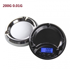 PS44A-200G 200g 0.01g Electronic Digital Scale Ashtray Pocket Jewelry Weighing Carat Balance LCD Display