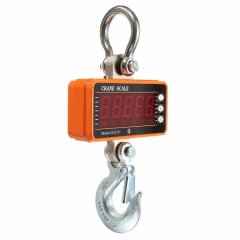 OCS-S1 1000KG 2000LBS LCD Digital Electronic Hanging Scale Crane Scale High Accurate Heavy Duty Hanging Kitchen Scales Baggage Scales