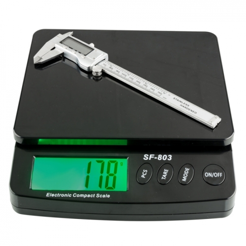 SF-803 30KG 1g LCD 5 Digits Postal Scale Kitchen Small Electronic Scale Household Black
