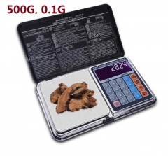 PS41B-500G 500g 0.1g Multi-function Digital Scales Electronic weight balance With Palm Calculator Design DP-01