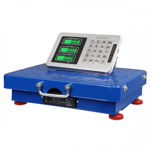 PS302A-200KG 200KG 441lbs Wireless LCD Display Personal Floor Postal Electronic Platform Scale Blue