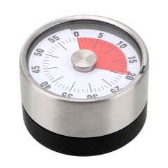 TM-124 Time Reminder 60 Minutes Kitchen Timer Countdown Alarm Reminder Magnet Round Shape Mechanical Cooking Timer Novelty