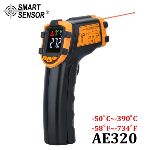 Digital Infrared Thermometer Non-Contact Laser Termometer IR LCD Display Temperature Meter Gun Pyrometer Temperature Instruments