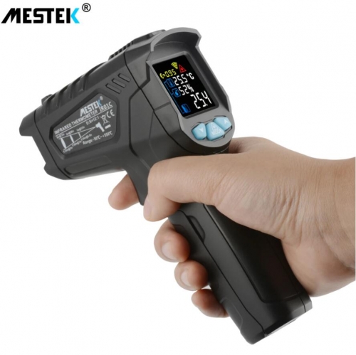 MESTEK Digital Pyrometer Thermometers Non Contact Laser Thermometer Temperature Gun infrared thermometer termometro infrarojo