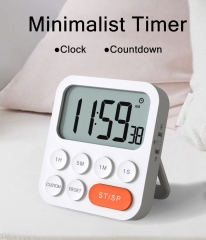 TM-152 Magnetic Digital Kitchen Timer Electronic Countdown Time Counter Alarm Clock Mechanical Timer For Cooking Shower Study Stopwatch