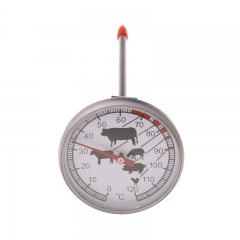 Stainless Steel Instant Read Probe Thermometer BBQ Food Cooking Meat Gauge