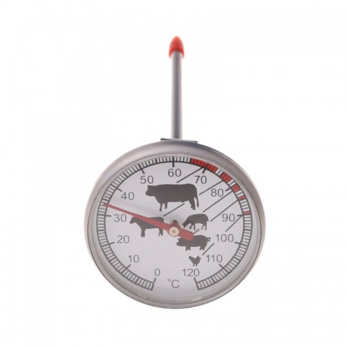 Stainless Steel Instant Read Probe Thermometer BBQ Food Cooking Meat Gauge