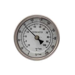 BMT-01 Weldless Bi-metal Thermometer Kit, 3"Face & 2"Probe, 1/2"MNPT, 0~220F degree, Beer Brewing Thermometer, Homebrew Kettle
