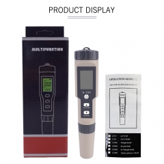 S-100 4 in 1 TDS/EC/Salinity/Tem Meter Waterproof Salt Meter Digital Display Portable Salt TDS Tester Pool SPA Salinity Tester (3)