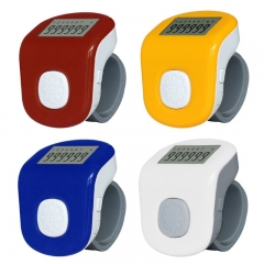 FC-004 6 Digital Rechargeable Hand Tally Counter 7 channels LED light Electronic Prayer Silicone Ring Counter 999999 Counters